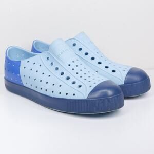 NATIVE Jefferson Slip On Play Water Shoes Blue Unisex Youth Sz J2